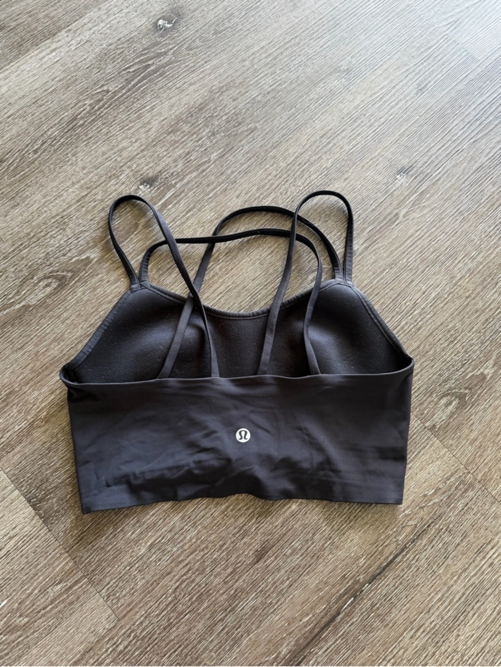 lululemon athletica Black Strappy Longline Sports Bra - Picture 2 of 5